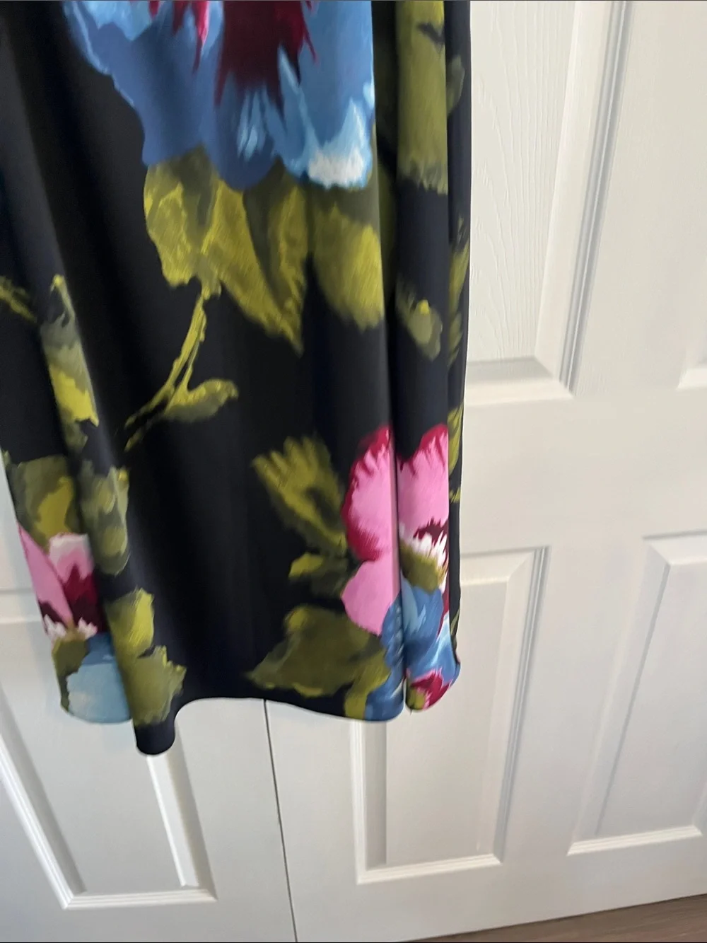 NWT Abercrombie & Fitch Black Floral Dress